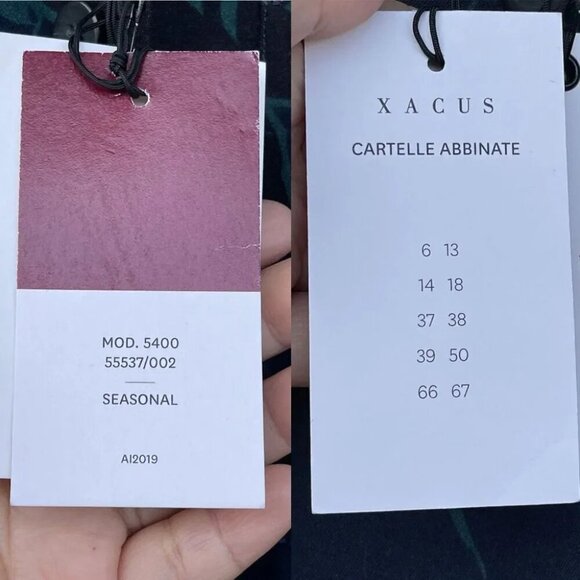 Xacus Art floral button down belted dress size 42/6 - Picture 14 of 14